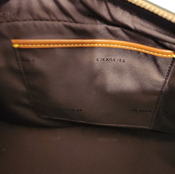 Coach Lane Satchel w/Colorblock and Snakeskin Detail NWT - Picture 8 of 8